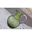 Anna von Lipa Hobnail Jug 2L Olivegreen + Lila