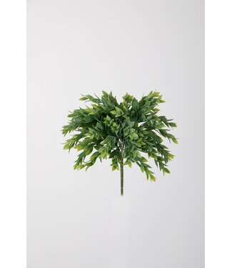 Ruscus Leaf Bush 33cm