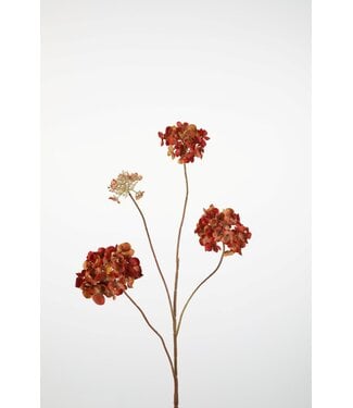 Mini Hydrangea Spray x4 83cm