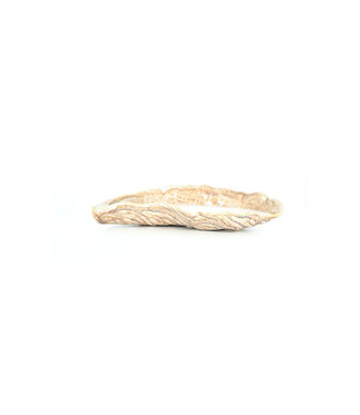 Oyster kaars Beige 33 x 17 x 8cm