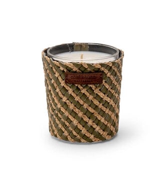Côté Bougie Bougie Raphia Cuir Noria (Kaki) S / Rose Oud