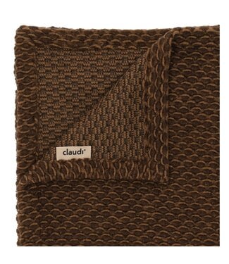 Claudi Plaid Chanty 135x180 Dark Brown