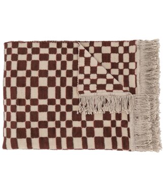 Claudi Plaid Melanie 150x200 cm Bordeaux