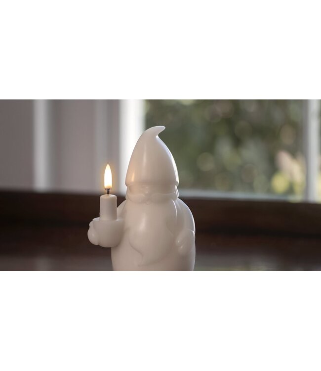 Uyuni LED kaars Santa Claus, Vanilla,  Smooth, 10x17 cm
