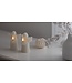 Uyuni LED candle Engel, Vanilla, Smooth,  9x12 cm, 2-pack