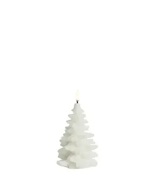 Uyuni Led kaars- kerstboom-Wit-11x18 cm