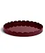 Addison Ross Cherry  Round Large Lacquered Scallop Tray