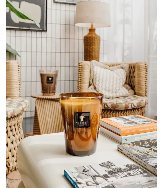 Baobab Geurkaars  Les Prestigieuses Cuir de Russie grande