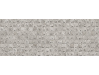 Porcelanosa decorstrip Indic Glans Gris Cubik 45x120 cm