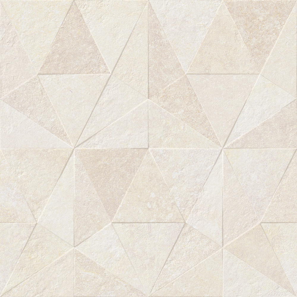 Porcelanosa wandtegel Verbier Thao Sand Decor 59,6x59,6 cm