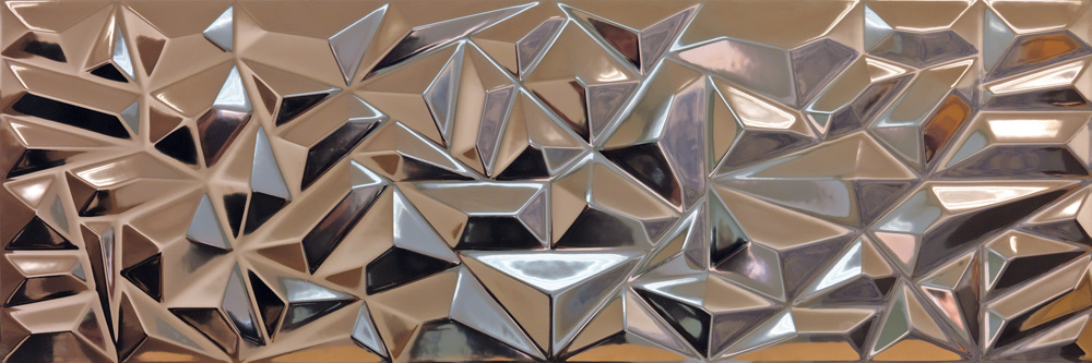 Porcenalosa wandtegel Prisma Bronze Metal Look 33,3x100cm