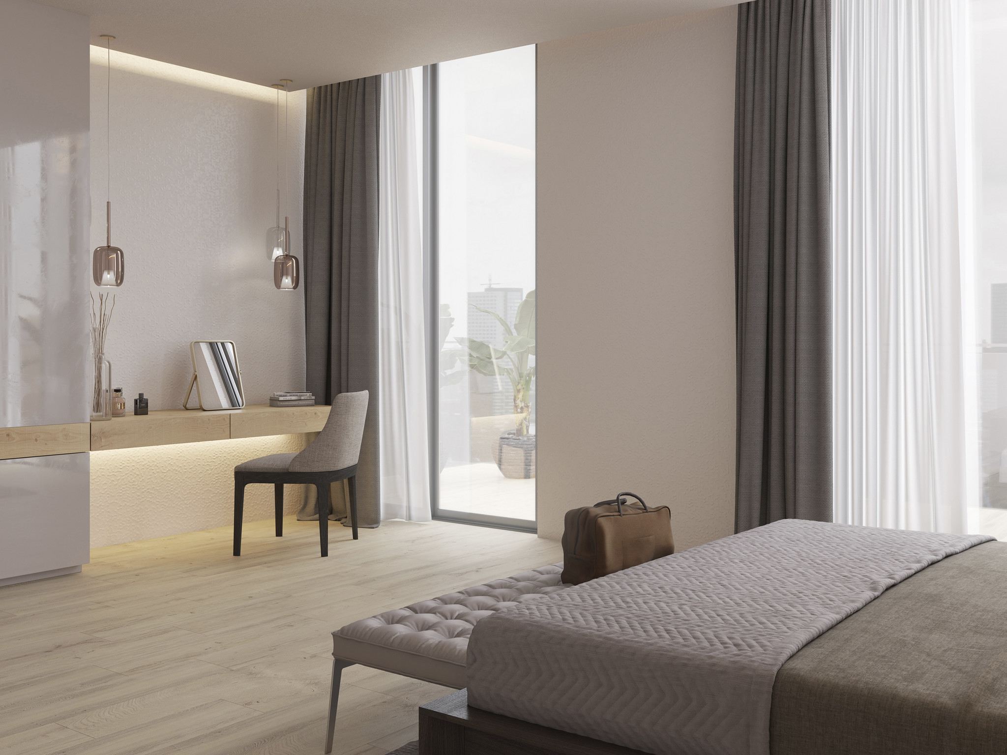 Porcenalosa decorstrip Dubai White 33,3x100cm