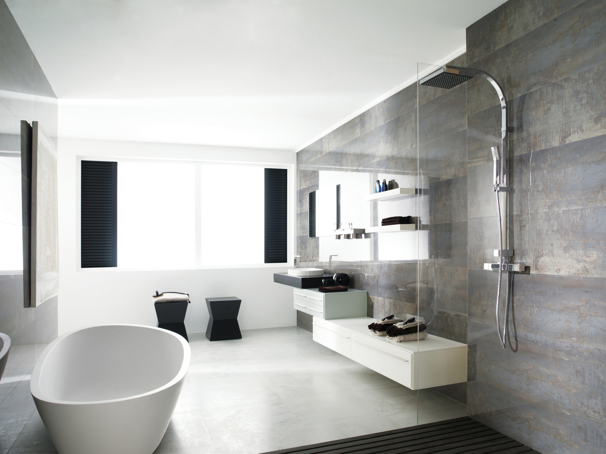 Porcenalosa wandtegel Shine Dark Glans 33,3x100 cm