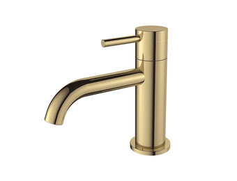 Regn fonteinkraan, geborsteld goud