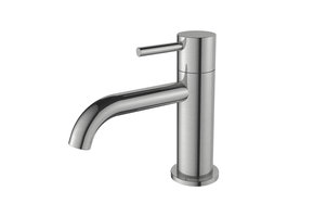 Regn fonteinkraan, geborsteld nikkel