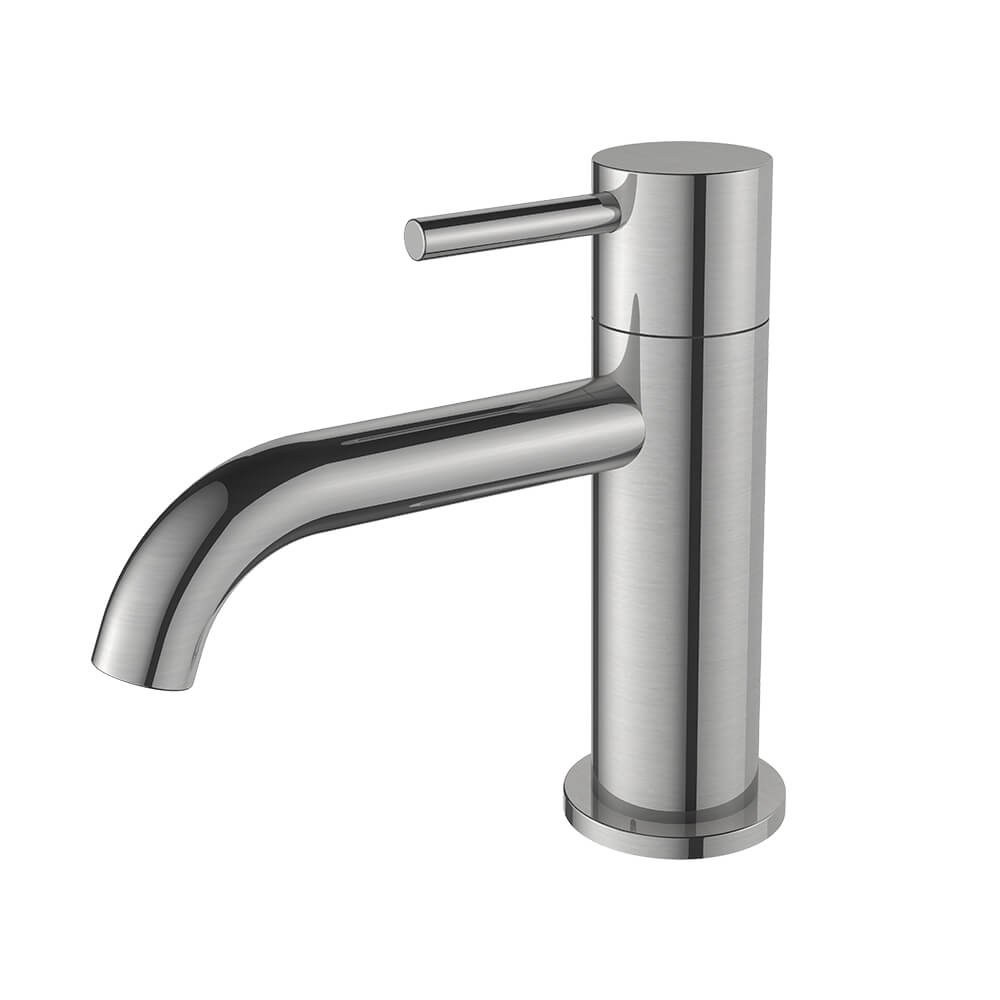 Regn fonteinkraan, geborsteld nikkel