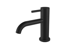 Regn fonteinkraan, mat zwart