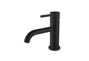 Regn lage wastafelmengkraan met coldstart, gun metal black