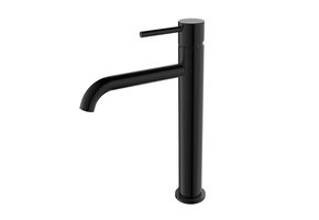 Regn hoge wastafelmengkraan met coldstart, gun metal black