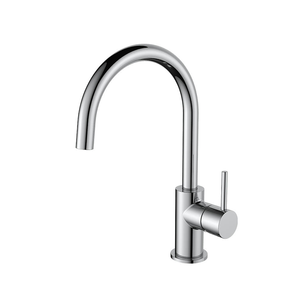 Regn keukenmengkraan met coldstart, chroom