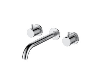 Regn 3-gats inbouw wastafelmengkraan, chroom