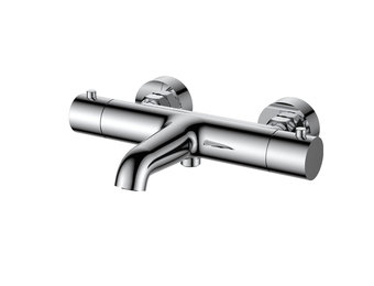 Regn thermostatische badmengkraan, chroom