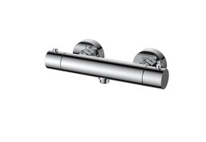 Regn thermostatische douchemengkraan, chroom