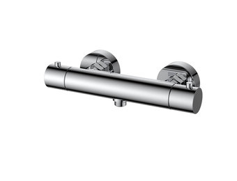 Regn thermostatische douchemengkraan, chroom