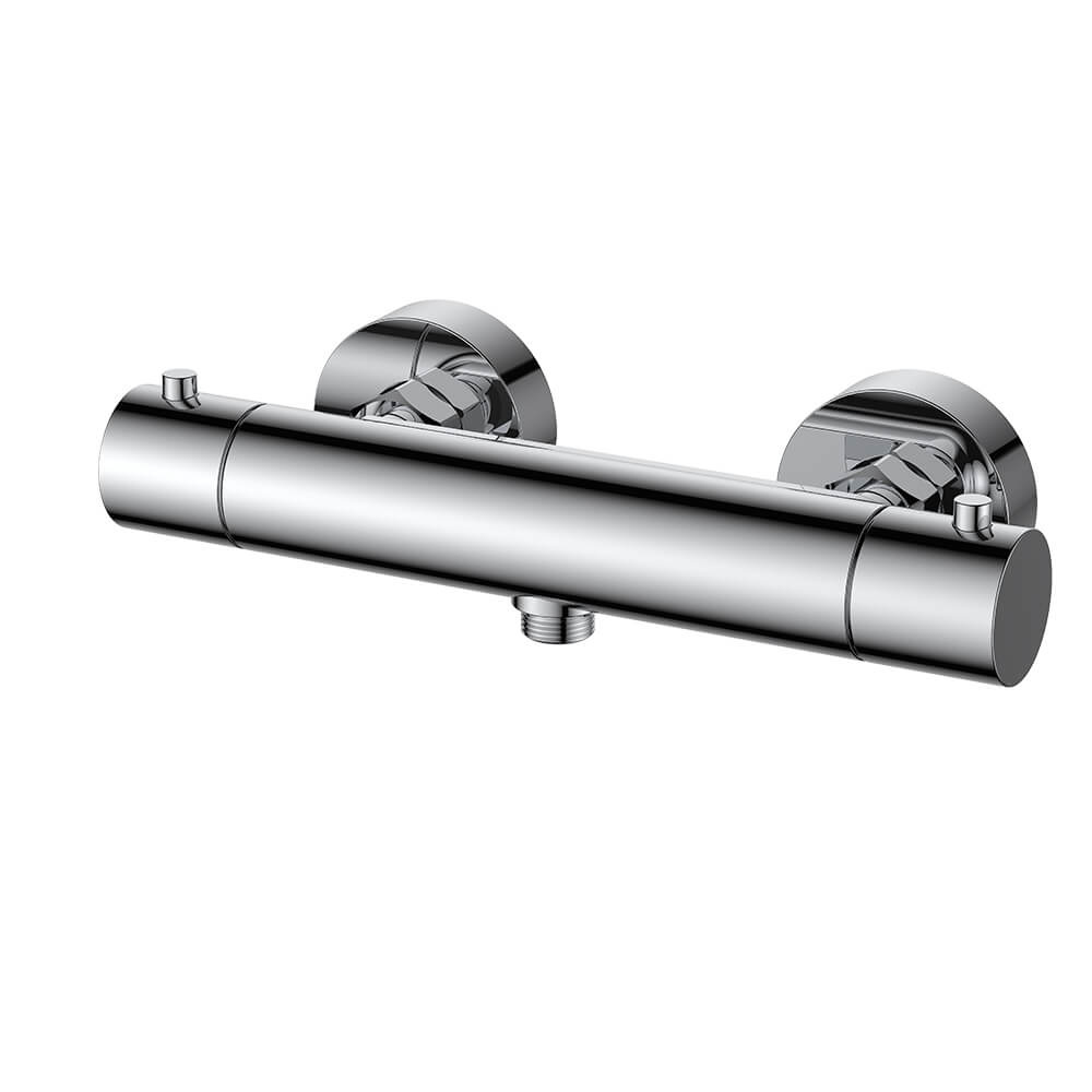 Regn thermostatische douchemengkraan, chroom