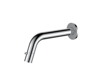 Regn fonteinkraan gebogen inbouw - inkortbaar, chroom