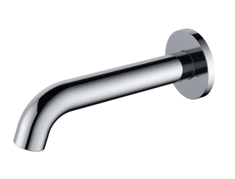 Regn losse uitloop 15cm, chroom