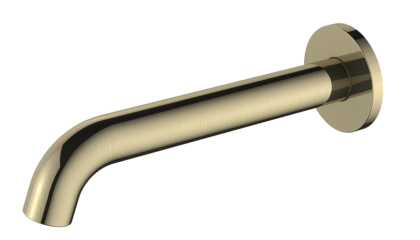 Regn losse uitloop 18cm, geborsteld goud