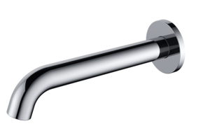 Regn losse uitloop 18cm, chroom