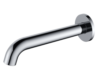 Regn losse uitloop 18cm, chroom