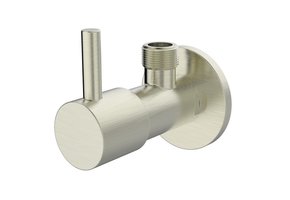 Regn hoekstopkraan, geborsteld nikkel