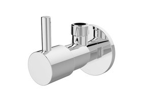 Regn hoekstopkraan, chroom