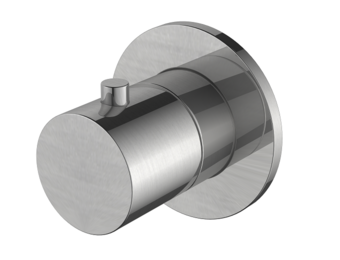 Regn stopkraan, geborsteld nikkel