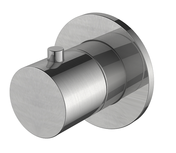 Regn stopkraan, geborsteld nikkel