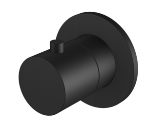 Regn stopkraan, mat zwart