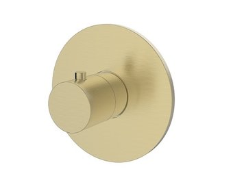 Regn losse inbouwthermostaat, geborsteld goud