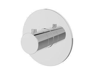 Regn losse inbouwthermostaat, chroom