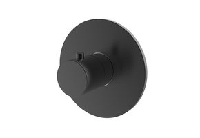 Regn losse inbouwthermostaat, gun metal black