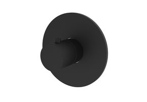 Regn losse inbouwthermostaat, mat zwart