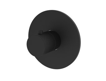 Regn losse inbouwthermostaat, mat zwart