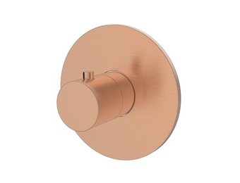 Regn losse inbouwthermostaat, geborsteld koper