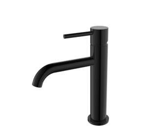 Regn wastafelkraan L met coldstart, gun metal black