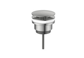 Regn fonteinafvoerplug, geborsteld nikkel