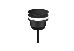 Regn fonteinafvoerplug, mat zwart