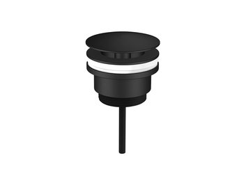 Regn fonteinafvoerplug, mat zwart