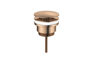 Regn fonteinafvoerplug, geborsteld koper